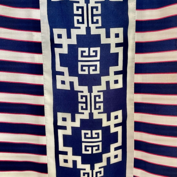 NWOT Britt Ryan Greek Key and Stripe Dress - Picture 4 of 4